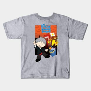 The Doctor and his Blue Boxfull of Dinosaurs Kids T-Shirt